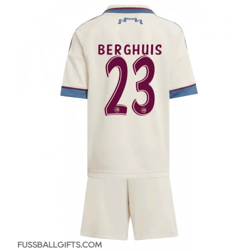 Ajax Steven Berghuis #23 Fußballbekleidung 3rd trikot Kinder 2025-26 Kurzarm (+ kurze hosen)